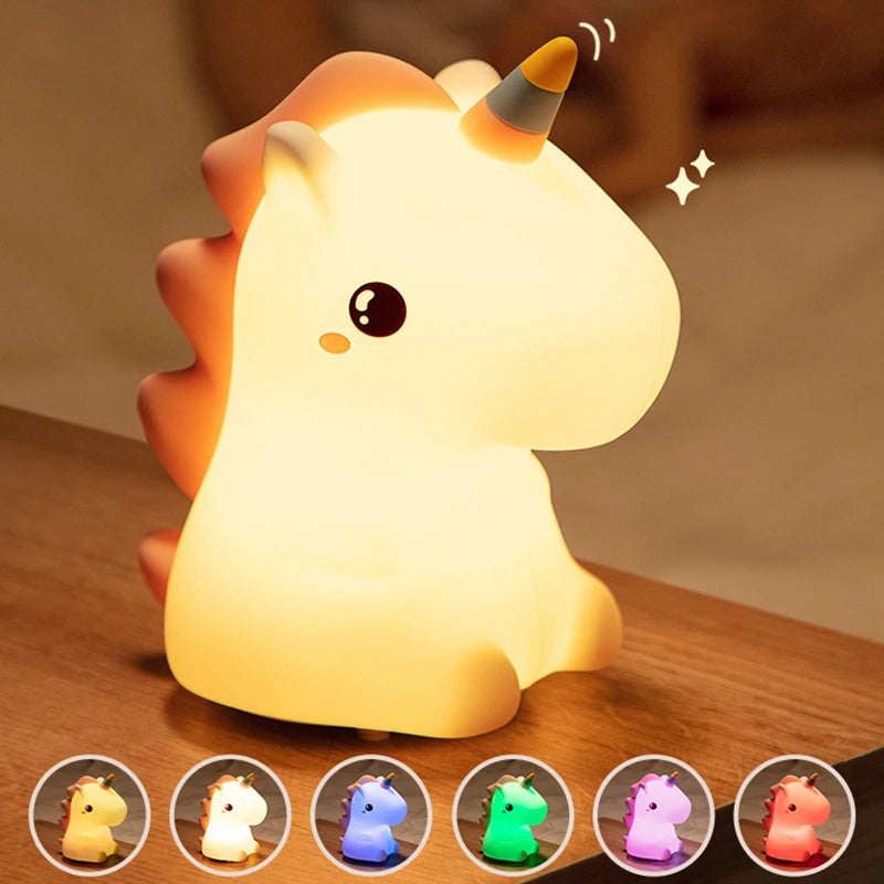 Unicorn kawaii LED Night Light