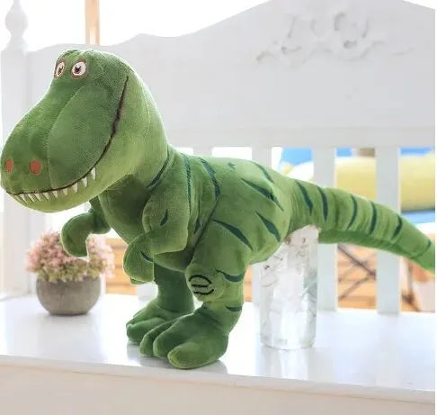 Charming plush dinosaur in a vibrant color, featuring a cute face and soft, cuddly texture, perfect for imaginative play and cuddling