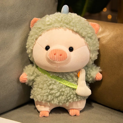 Lovable baby pig plush featuring a soft, huggable body and cheerful design, perfect for enhancing any toy collection