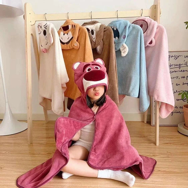 Cute Baby Hooded Towel