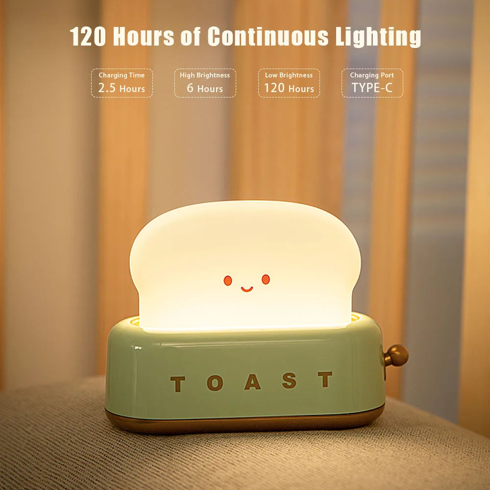 Kawaii Bread Toast lamp