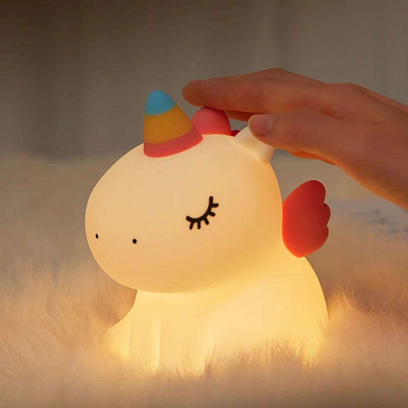 Unicorn kawaii LED Night Light