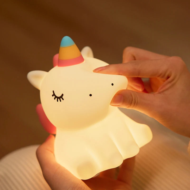 Unicorn kawaii LED Night Light