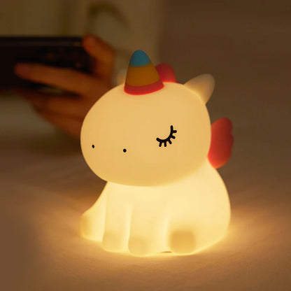 Unicorn kawaii LED Night Light