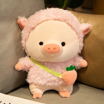 Sweet baby pig plush animal with a gentle expression and cuddly design, perfect for snuggles and comforting companionship