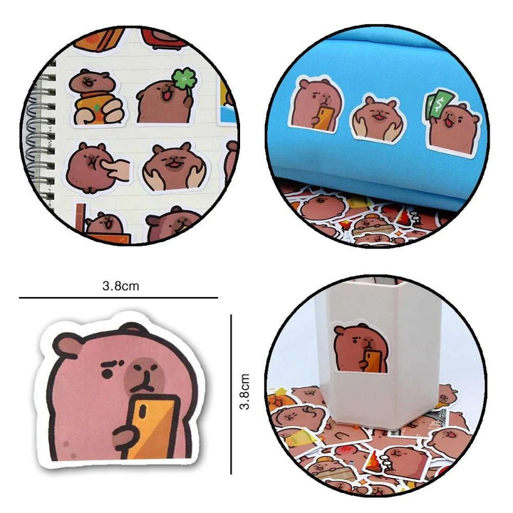 Capybaras korean Memes Stickers Pack - Yuathepanda