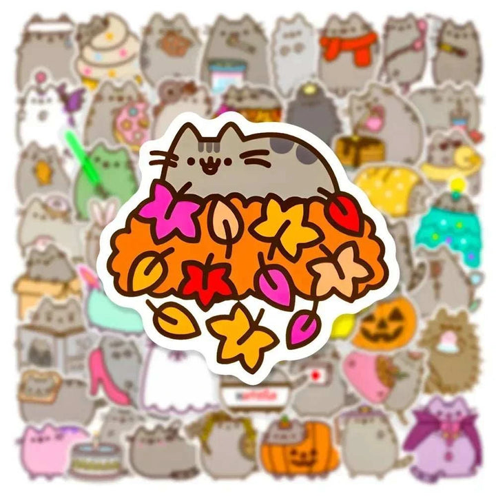 Chunky Cat Stickers Pack - Yuathepanda