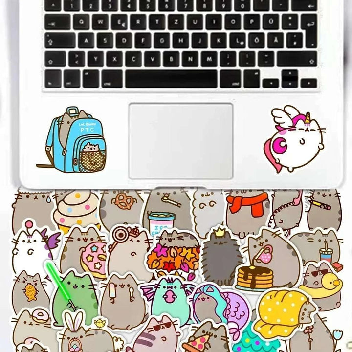 Chunky Cat Stickers Pack - Yuathepanda