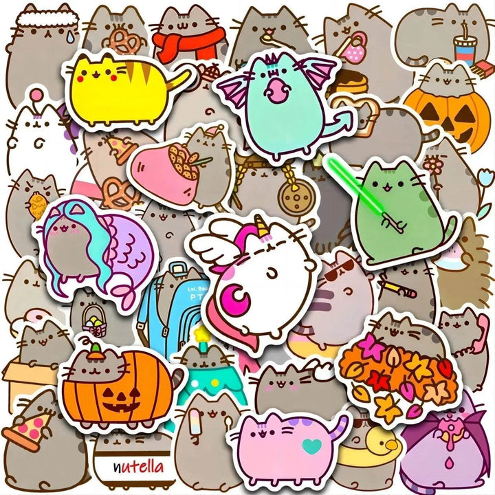 Chunky Cat Stickers Pack - Yuathepanda