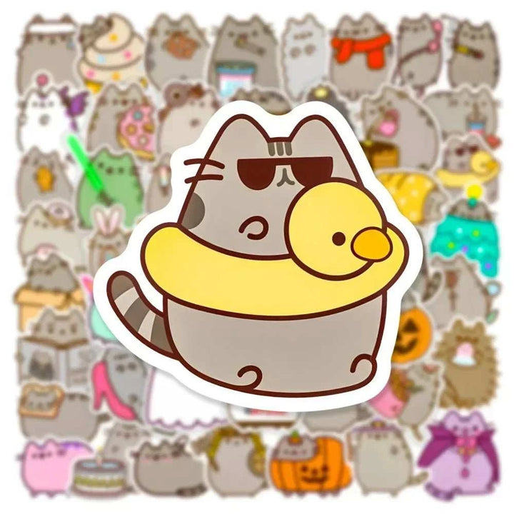 Chunky Cat Stickers Pack - Yuathepanda