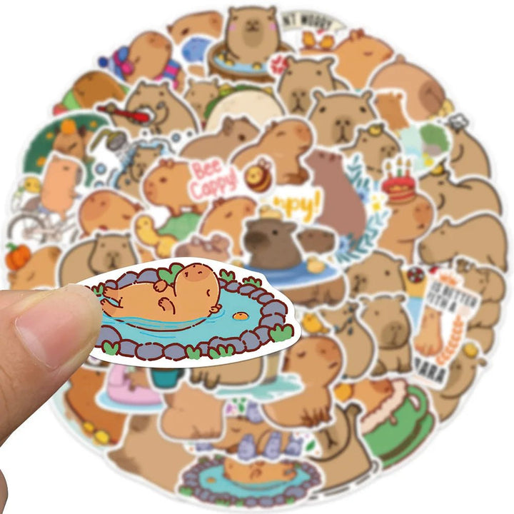 Cute Capybara Graffiti Stickers - Yuathepanda