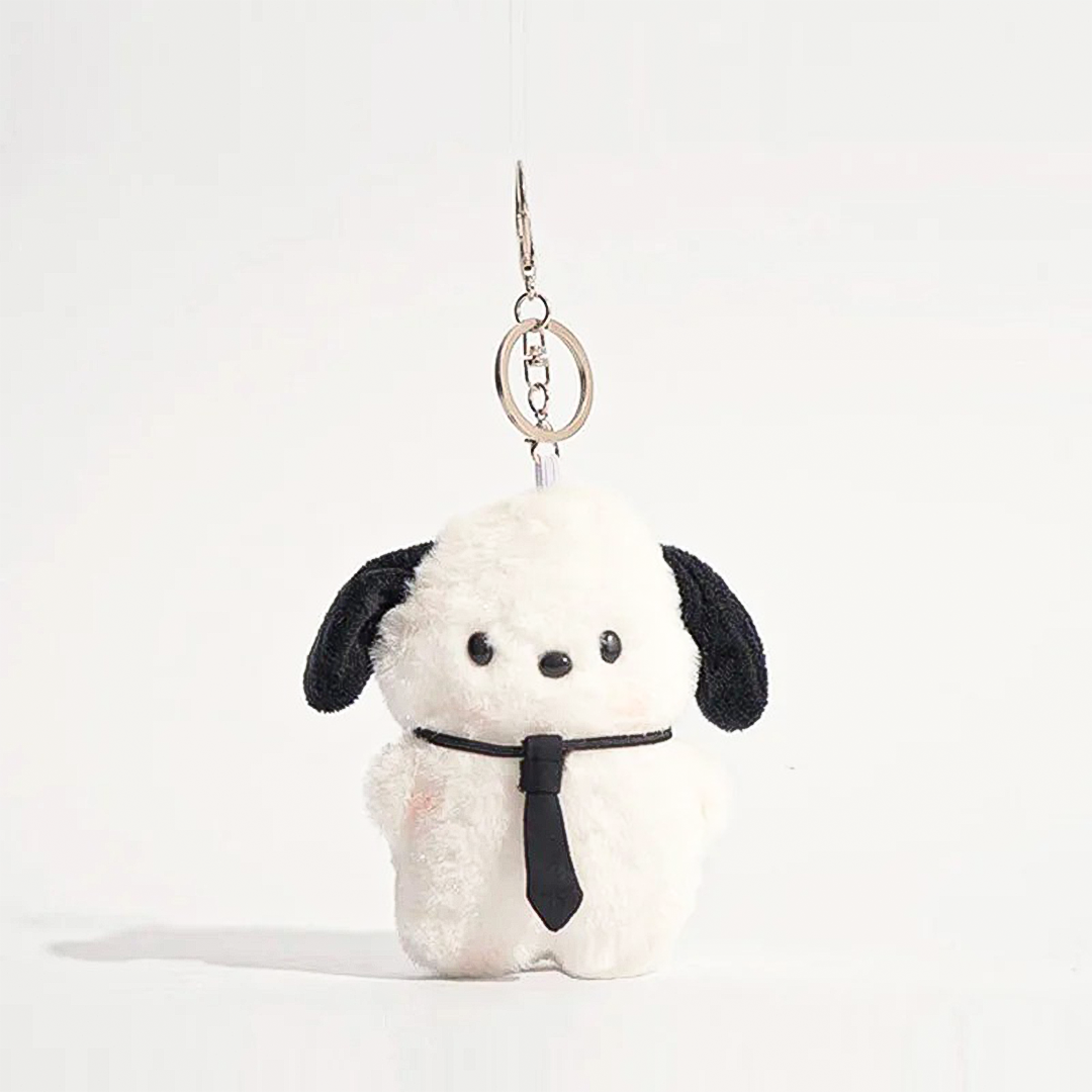 Kawaii Aviator Pochacco Plush Keychain